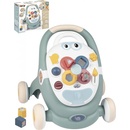 SMOBY 210207 Croc Baby Walker MiniKiss 3in1 Chodítko a kočárek pro panenku s brzdou