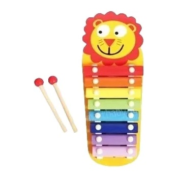 Image 1 of Acool Toy Дървен музикален инструмент Acool Toy - Ксилофон с лъв (ACT49)