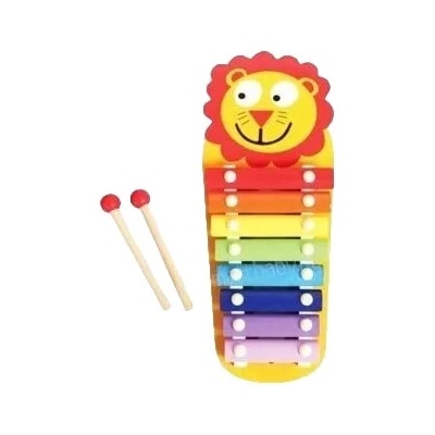Acool Toy Дървен музикален инструмент Acool Toy - Ксилофон с лъв (ACT49)