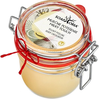 Soaphoria telový peeling Mliečne potešenie 250 ml