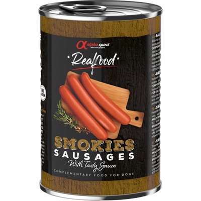 Alpha Spirit Frankfurtské párky Realfood 400 g