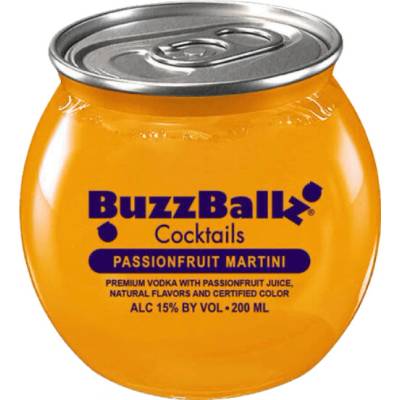 BuzzBallz Cocktails Passionfruit Martini 13,5% 0,2 l (holá láhev)