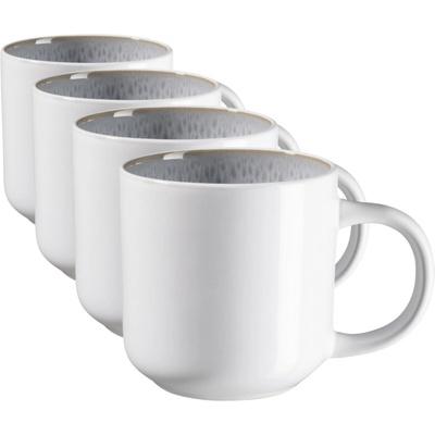 Mäser Súprava hrnčekov na kávu Lunaria Grey 4 x 360 ml