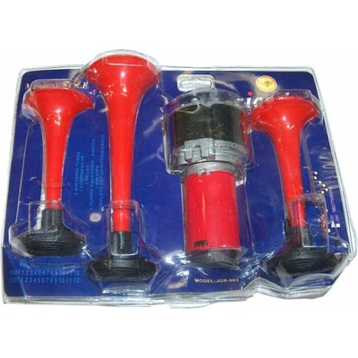 Houkačka, klakson, fanfára 3 tóny s kompresorem, 12 V