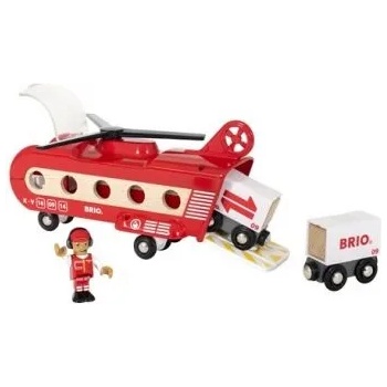 BRIO - Дървена играчка - Карго хеликоптер (33886)