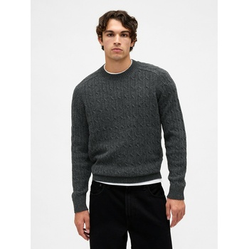 GAP Плетен пуловер от мерино вълна GAP GAP | Siv | МЪЖЕ | S