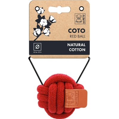 M-Pets Coto bavlnená lopta 6,5 cm