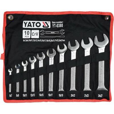 Yato Sada kľúčov plochých 10 ks 6-27 mm YT-0380