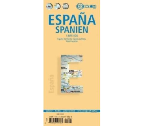 Borch Map Spanien. Espana. Spain