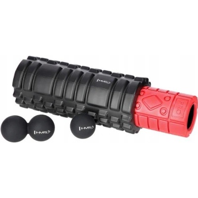Bestent Masážny set na cvičenie - Set rolle 4v1 Black/Red