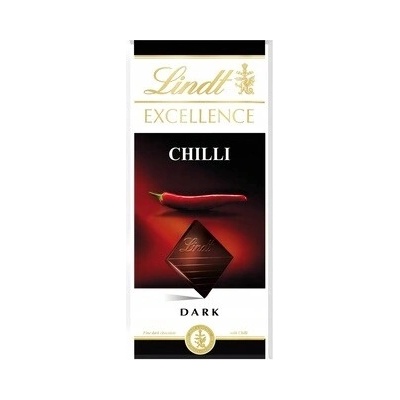 Lindt Excellence horká čokoláda chilli 100 g