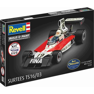 Revell Surtees TS 16/03 + Lepidlo a barvy stavebnice KIT 1:32