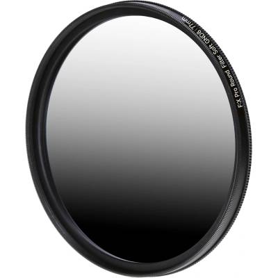 Rollei F: X Pro gray gradient round filter Soft GND 8 screw filter with rotating ring for adjusting the gradient along the axis of rotation Ideal for landscape and architectural photography (77 mm)