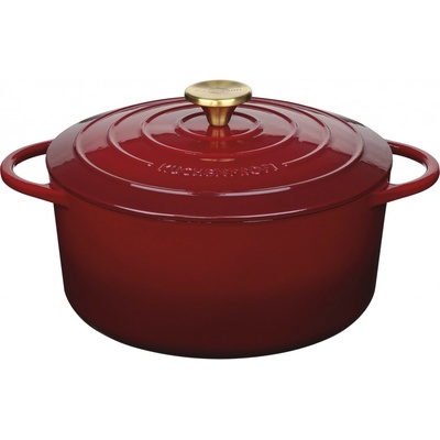 Küchenprofi PROVENCE Litinový hrnec kulatý červená Médoc - 26 cm