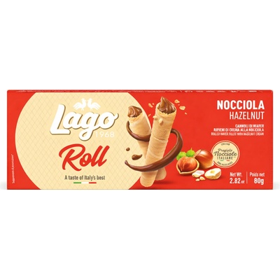 Gastone Lago Orieškové Trubičky 80 g