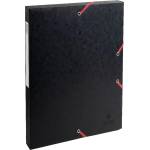 Exacompta A4 2, 5cm черна преспандирана картонена гумена кутия P2070-0185 (P2070-0185)