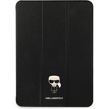 KARL LAGERFELD Кейс Karl Lagerfeld KLFC12OKMK за iPad 12.9"" Pro 2021, черен / черен, Saffiano Karl Iconic (KF000716-0)