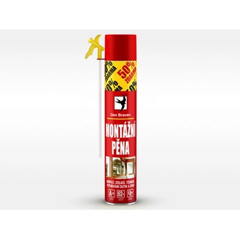 Den Braven Montážní pěna PUR trubičková 500 + 250 ml ZDARMA
