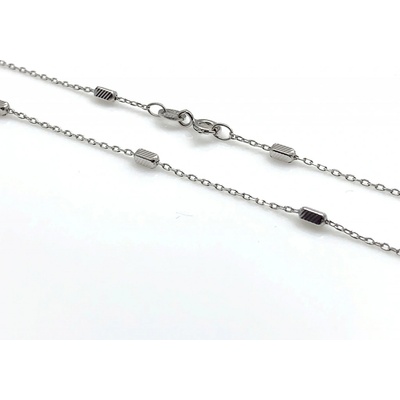Jan Kos jewellery Stříbrný řetízek typu anker 12111476