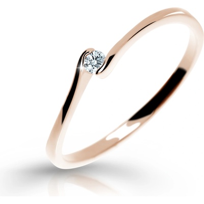 Cutie Jewellery gold Zásnubní prsten Z6727 2947 ze zlata se zirkonem Růžová