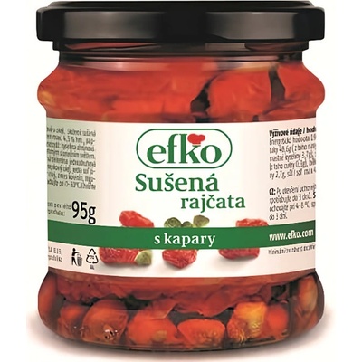 Efko Sušená rajčata s kapary 175 g