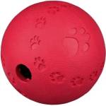 TRIXIE Dog Activity Snack Ball - Топка за лакомства за кучета в три цвята (червен, розов, син ) 9 см