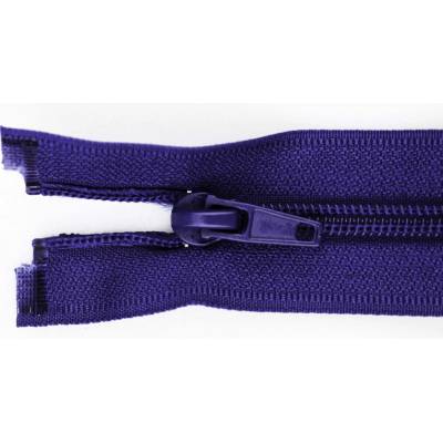 Pro Háčkování Spirálový zip dělitelný 70 cm maceškově fialový