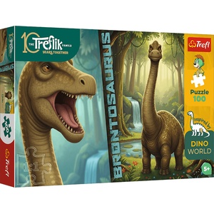 Trefl - Puzzle Dino World: Brontosurus - 100 piese