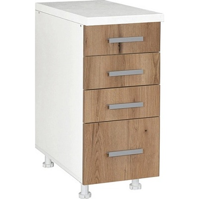 Matis Кухненски шкаф долен с четири чекмеджета in d40 f дъб артизан