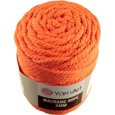 Macrame Rope 770 oranžová 5 mm