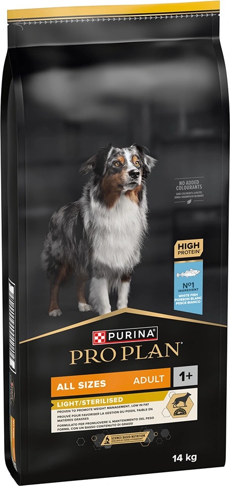 Purina pro plan light sterilised best sale