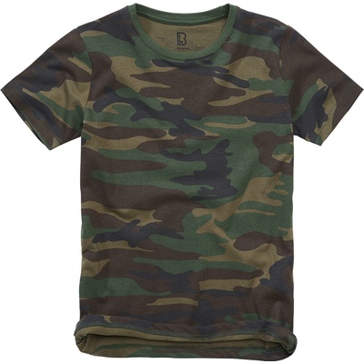 Brandit detské tričko T-Shirt Woodland