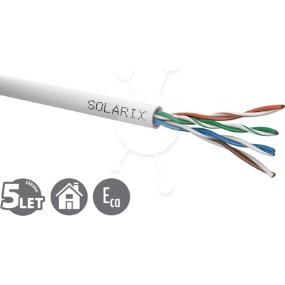 Solarix SXKD-5E-UTP-PVC UTP, Cat5E, drát, PVC, box, 100m