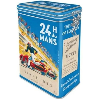 Nostalgic Art Plechová dóza Plechová dóza 24h Le Mans - Racing Poster Blue, 1,3 l