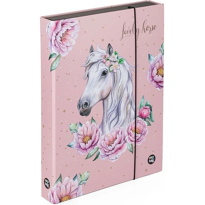 Oxybag desky na školní sešity A4 Jumbo Kůň romantic
