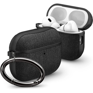 Spigen Твърд, текстилен калъф за Apple AirPods Pro 3 от Spigen Urban Fit - Black (8800283309683)