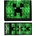 Minecraft Creeper Mosaic
