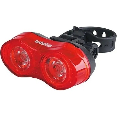 Wista 2 LED zadné čierne