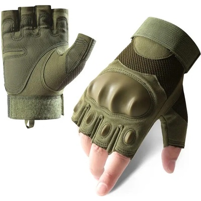 DRAGOWA Tactical Тактически ръкавици Alfa къси, зелени (DRG074.Green)