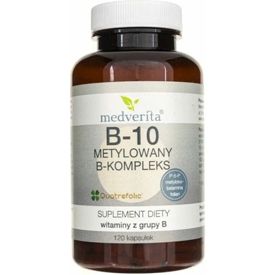 Medverita B-10 metylovaný B-komplex 120 kapsúl