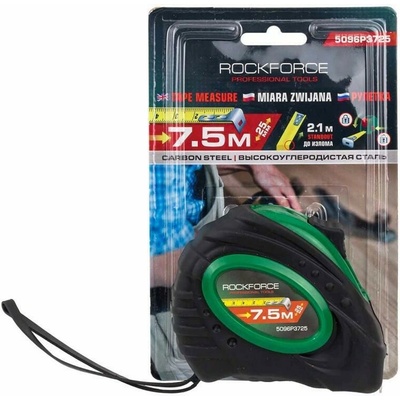 Rock FORCE Skládací metr zvinovací měřicí pás 7,5m x 25mm