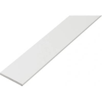 Alberts Profil plochý biely 30x3 mm 1 m