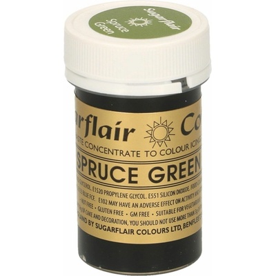 Cakesupplies Gélová farba Spruce Green zelená 25 g