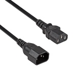 Akyga Удължителен захранващ кабел C13 / C14 3.0m - AK-PC-07C (AK-PC-07C)