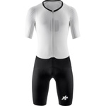 ASSOS Мъжки скин за колоездене ASSOS Rapidfire Chronosuit S11 Cycling skinsuit - White Series (002-3892-0112)