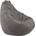 Pufrelax Пуф круша 320л. , Nirvana Grande - Teteron Grey, За открито, Перящ се калъф, Пълнеж от Полистиролни перли