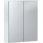 Geberit Option - Огледален шкаф с осветление, 56x68x18 см, бял 500.258. 00.1 (500.258.00.1)