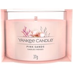 Yankee Candle Оброчна свещ Yankee Candle, пълнена с стъклена чаша Pink Sands