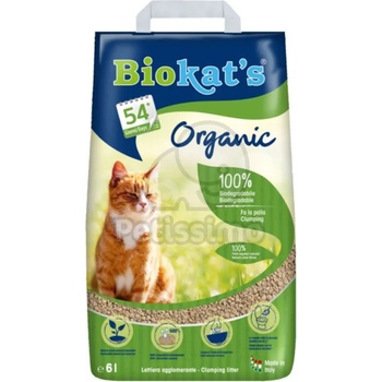 Biokat's Organic Fresh Постелка за котки 3 x 6 л