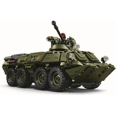 Sluban B1251 Tank BTR-80AS IFV v měřítku 1:35